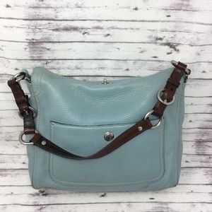 COACH-Chelsea Mint Green Pebbled Leather Handbag